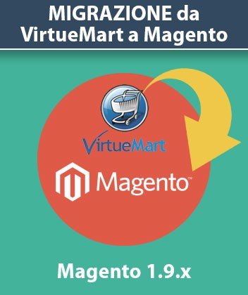 Servizio Migrazione da VirtueMart a Magento