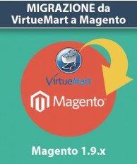 Servizio Migrazione da VirtueMart a Magento