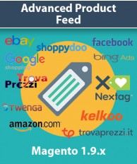 Estensione Magento Advanced Product Feeds (Trovaprezzi - Google Shopping - Facebook - Kelkoo)