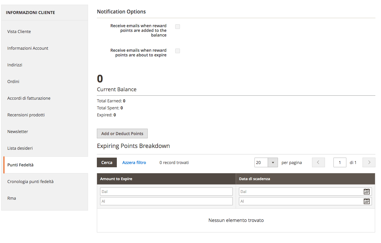 Aggiungere o togliere punti Amasty Reward Point su Magento2 Aggiungere o togliere punti Amasty Reward Point su Magento2